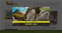 Desktop Screenshot of birdinginspain.com